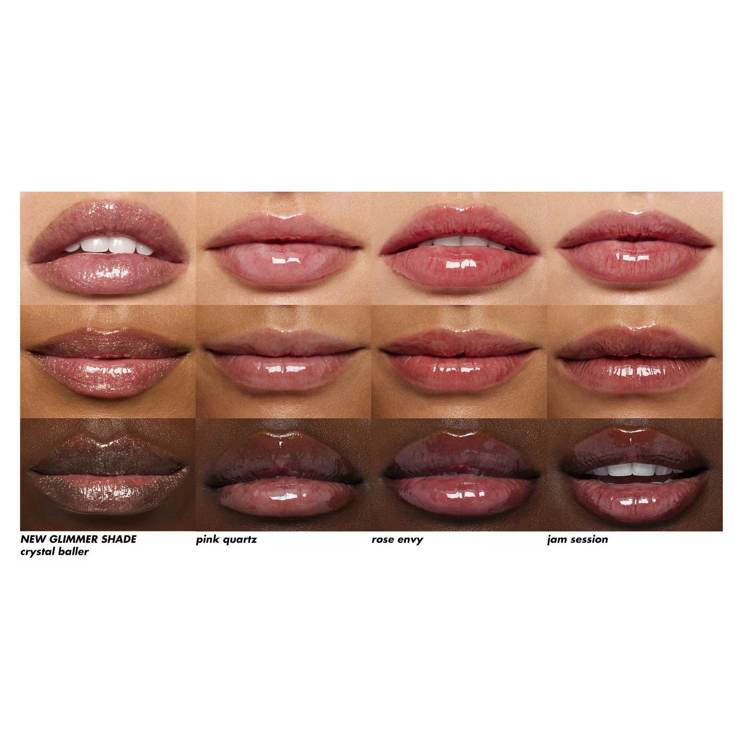 ELF Glow Reviver Quad Goals Lip Oil Kit de 4 gloss para labios 7.6 ml