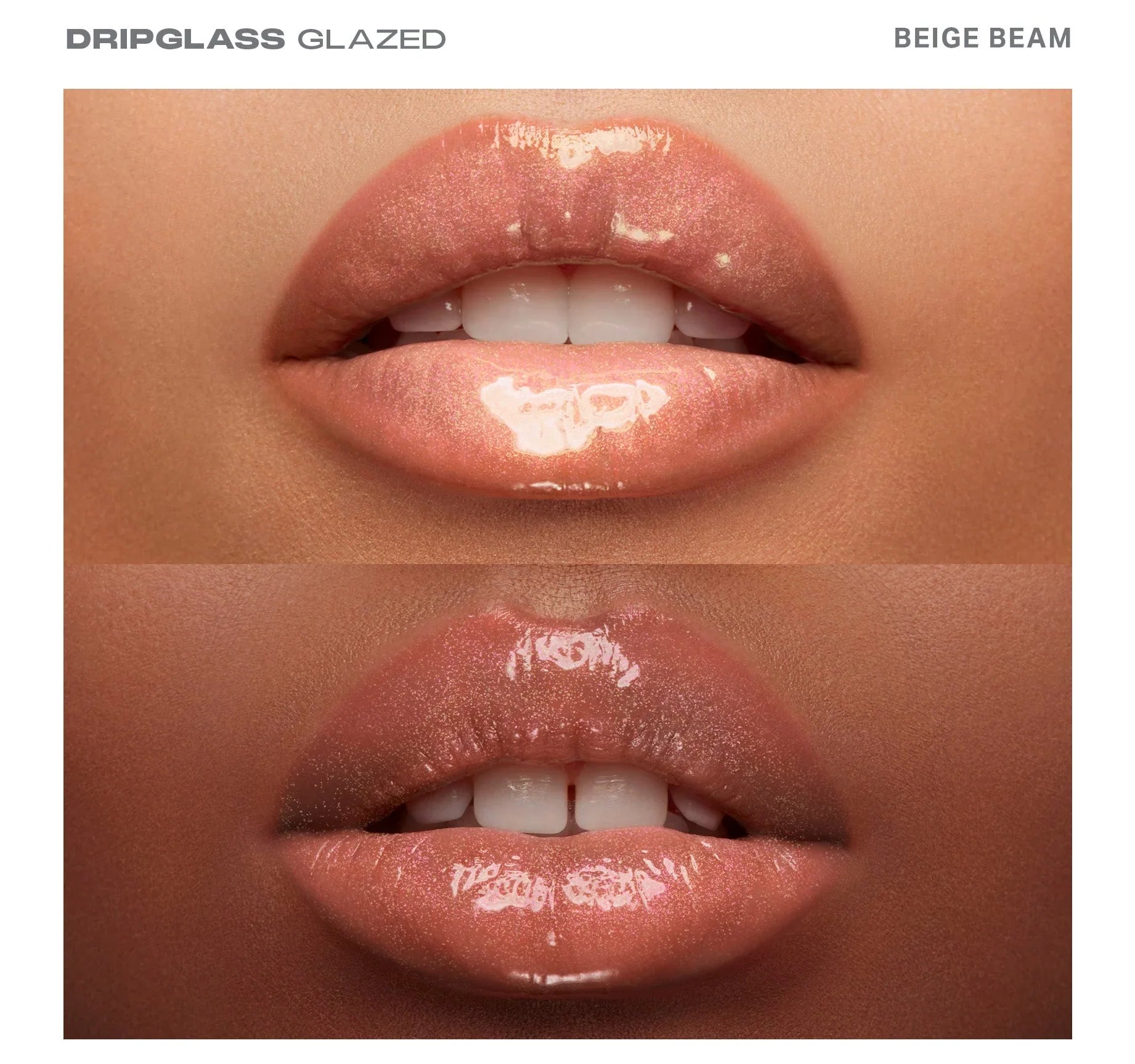 MORPHE Dripglass Glazed High Shine Lip Gloss -Beige Beam